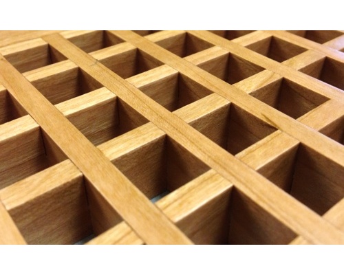 Egg Crate Self Rimming Cherry Floor Grate Vents - Click Image to Close