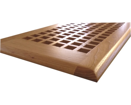 Egg Crate Self Rimming Hickory Floor Grate Vents - Click Image to Close