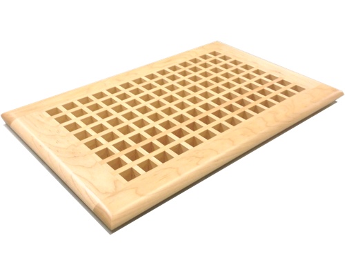 Egg Crate Self Rimming Maple Floor Grate Vents