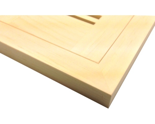 Flush Mount White Pine Wood Floor Vents - Click Image to Close
