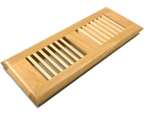 Self Rimming Hickory Wood Floor Vents